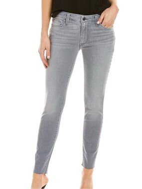 Hudson Natalie Grey (Sloan) Ankle Jeans with raw hem 26